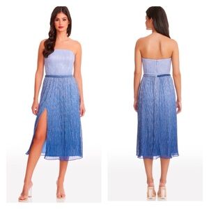 DRESS the POPULATION Haldis Metallic Ombré
Strapless Cocktail Dress L Wedding